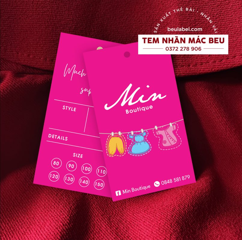 làm tag quần áo