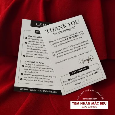 thẻ cảm ơn